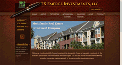 Desktop Screenshot of emergeinvestmentsllc.com
